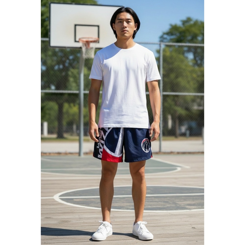 613 Pro Standard NBA Washington Wizards Shorts Mens 2XL Navy Red NEW